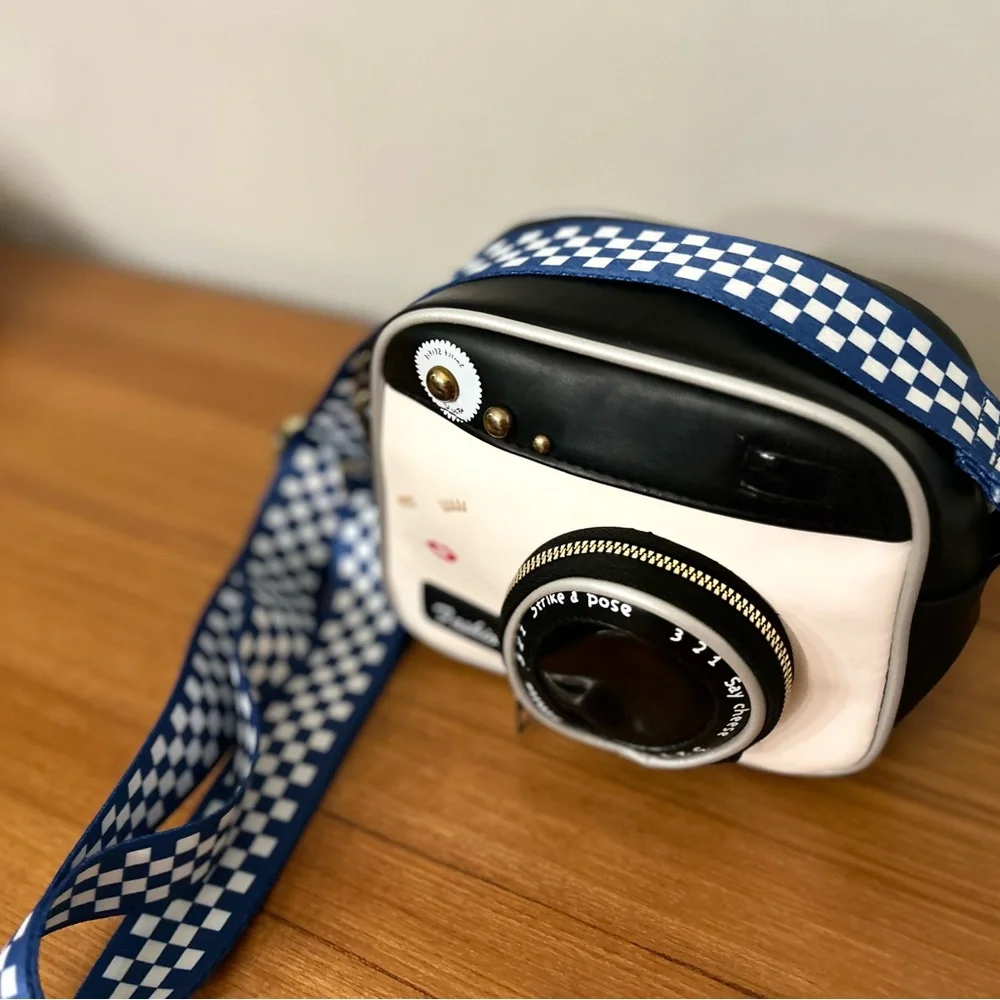 Black and White Camera Bag
